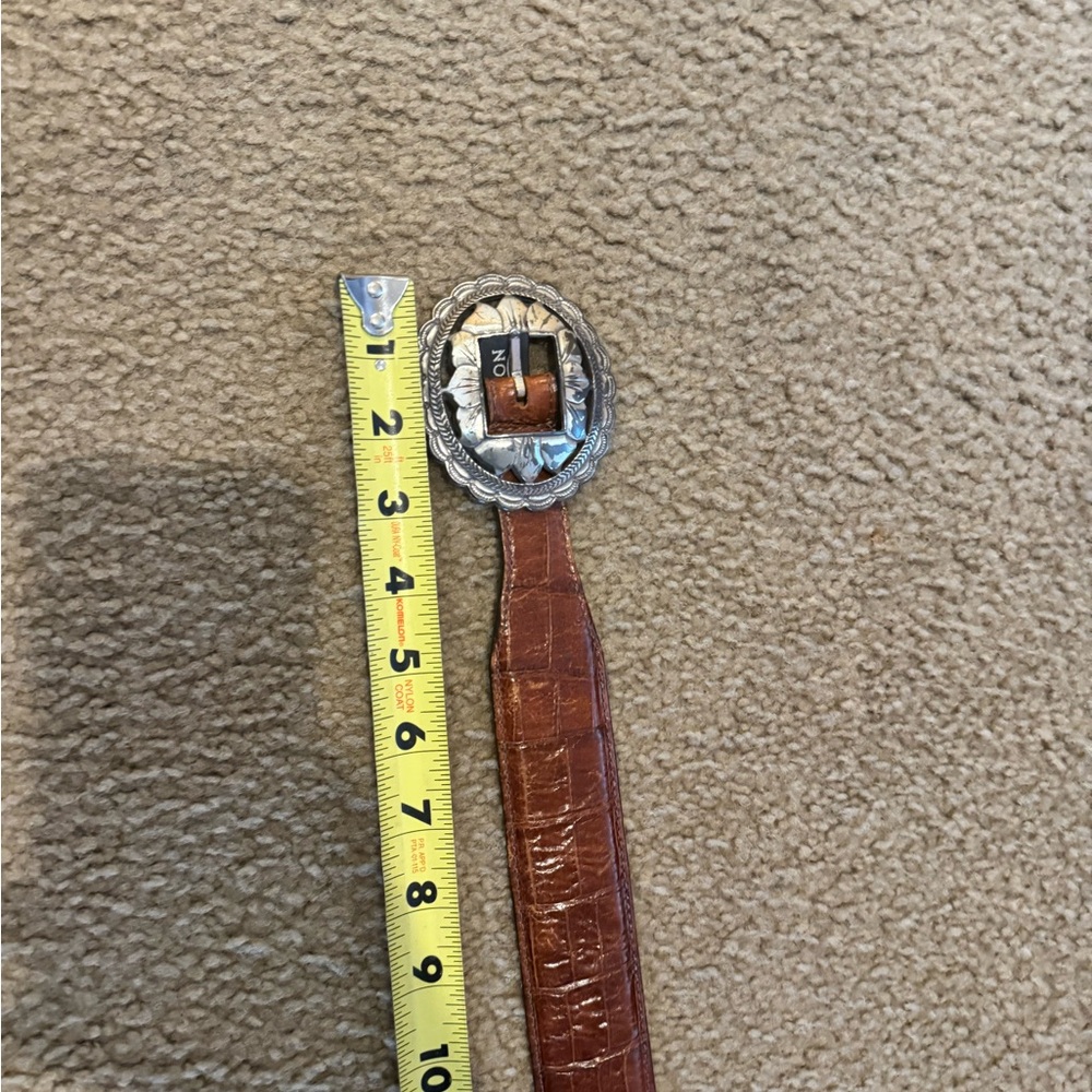 Brighton Brown LEATHER BELT LADIES SIZE MEDIUM - Picture 12 of 13